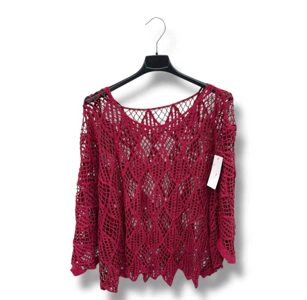 The May lace knit tops