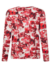 Load image into Gallery viewer, Brandtex blurred abstract floral print top
