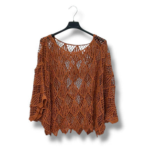 The May lace knit tops
