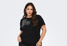 Lade das Bild in den Galerie-Viewer, Only Carmakoma black cartimon T- shirt
