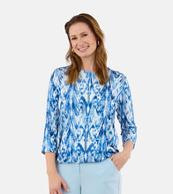 Load image into Gallery viewer, Signature abstract print 3/4 length sleeves
