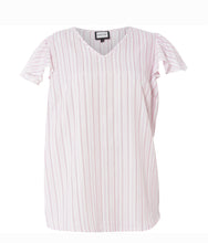 Load image into Gallery viewer, Gozzip Ketti striped pink top
