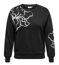 Cargar imagen en el visor de la galería, Only Carmakoma Carodessa floral sweatshirt
