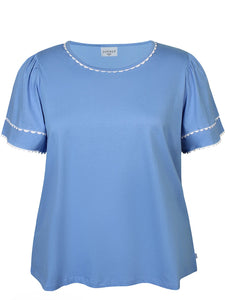 Zhenzi Cotton t-shirts with white borders