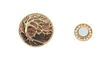 Load image into Gallery viewer, Modern tree of life magnetic brooches
