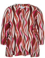 Lade das Bild in den Galerie-Viewer, Zhenzi Lexie abstract print tops
