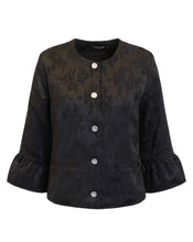 Load image into Gallery viewer, Signature abstract floral embossed jacket
