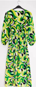 The Kylie abstract pattern dress