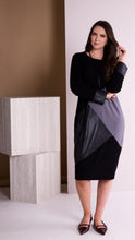 Load image into Gallery viewer, Ora Contrast angle panel dress
