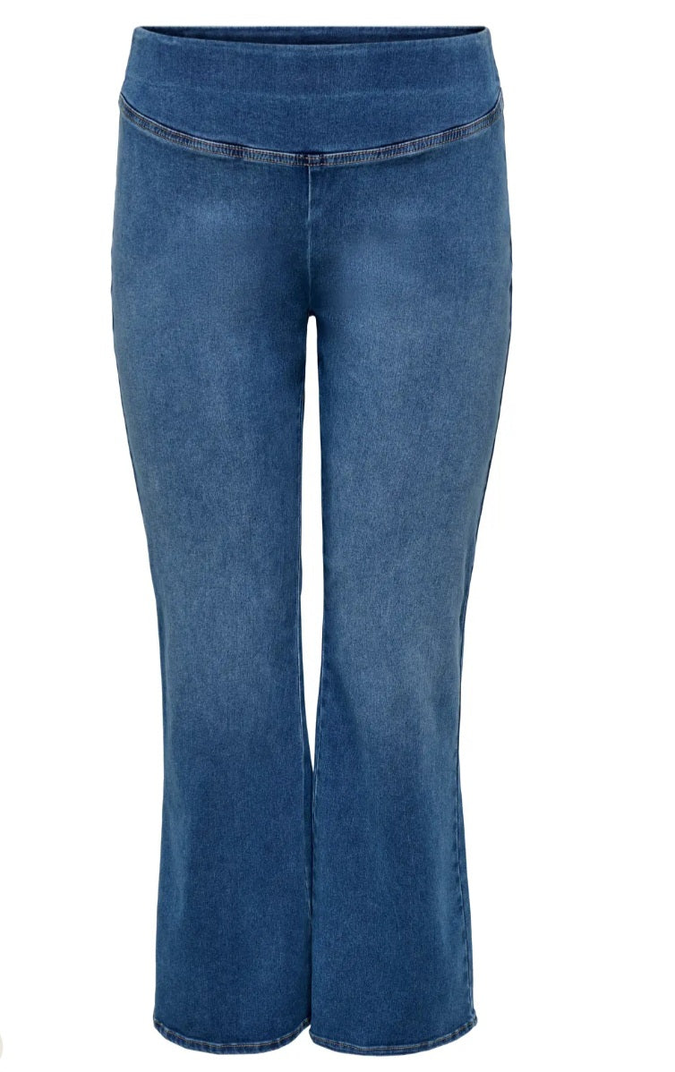 Only Carmakoma Flared Denim jeans