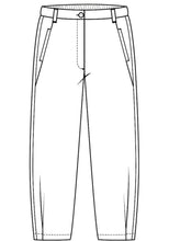Lade das Bild in den Galerie-Viewer, Signature barrel leg Trousers
