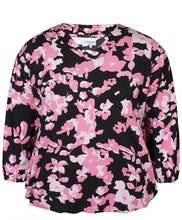 Charger l'image dans la galerie, Zhenzi Sylva floral abstract print tops
