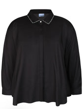 Load image into Gallery viewer, Zhenzi Vicy black blouse
