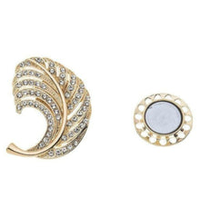 Load image into Gallery viewer, The leaf  Vintage inspired Magnetic Brooches
