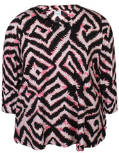 Load image into Gallery viewer, Zhenzi Sylva graphic print pattern Tops
