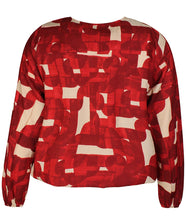 Load image into Gallery viewer, Zhenzi Vita abstract pattern print tops
