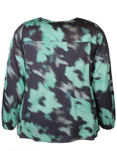 Load image into Gallery viewer, The Zhenzi Vera abstract floral print top
