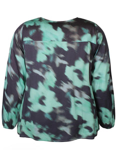 The Zhenzi Vera abstract floral print top
