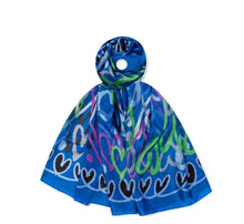 Load image into Gallery viewer, The Lydia abstract love heart scarf
