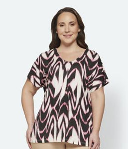 Ciso abstract pattern print top