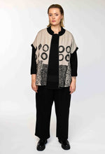 Load image into Gallery viewer, Gozzip black label beige  &amp; black waistcoat
