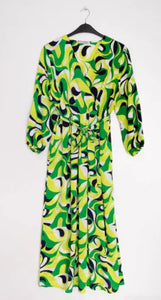 The Kylie abstract pattern dress