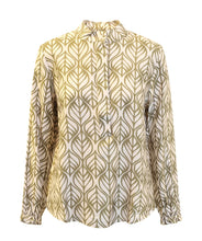 Load image into Gallery viewer, Brandtex abstract leaf pattern print top
