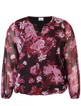 Load image into Gallery viewer, The Zhenzi Toya floral print tops
