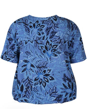Load image into Gallery viewer, Zhenzi Elysa abstract floral print tops
