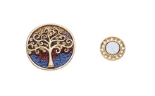 Load image into Gallery viewer, 3D Tree of life magnetic brooches
