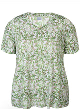 Load image into Gallery viewer, Zhenzi abstract bamboo print tops
