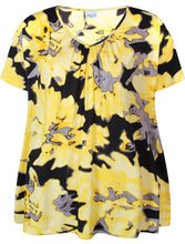 Load image into Gallery viewer, Zhenzi abstract coral print tops
