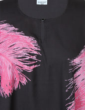 Load image into Gallery viewer, The Zhenzi Vada feather print top
