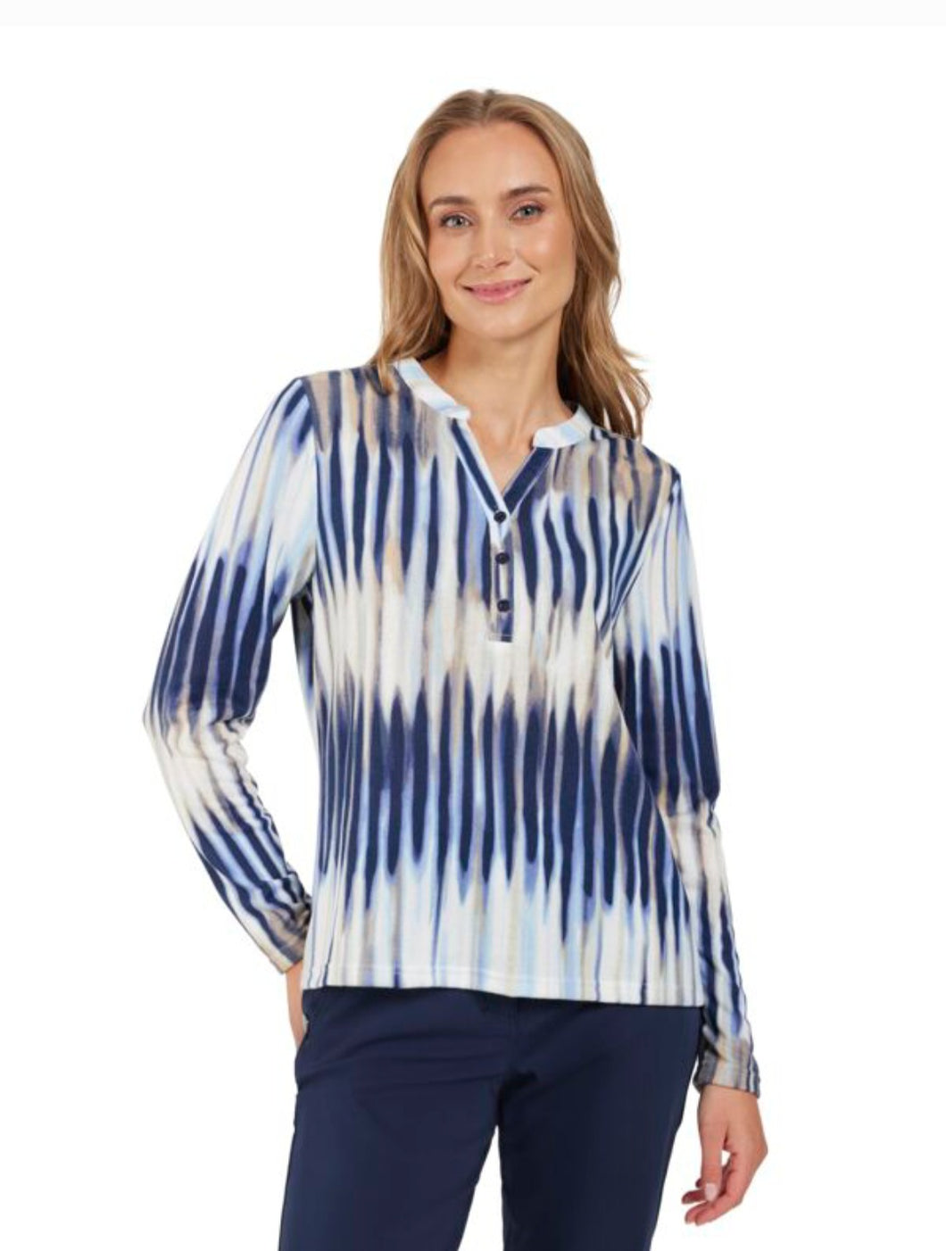 Signature abstract fine knit jumpers