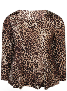 Zhenzi Lani animal print top