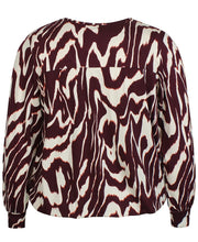 Cargar imagen en el visor de la galería, Zhenzi Karol Pattern print tops
