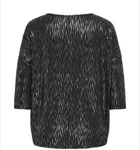 Only Carmakoma fine knit with metallic Foil tops