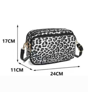 The Frances Animal print Crossover bags