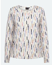 Load image into Gallery viewer, Brandtex abstract stripe print top
