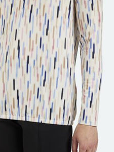 Brandtex abstract stripe print top