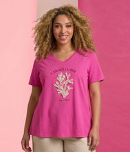 Lade das Bild in den Galerie-Viewer, Zhenzi Heidi fushia pearl T- Shirt
