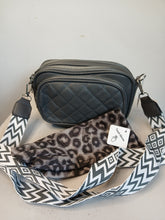 Load image into Gallery viewer, Stepp Quilted effect Crossover bag and animal print gloves bundle
