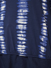 Load image into Gallery viewer, Signature abstract Navy print top
