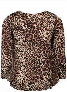 Zhenzi Lani animal print top