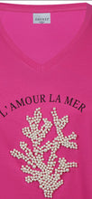 Lade das Bild in den Galerie-Viewer, Zhenzi Heidi fushia pearl T- Shirt
