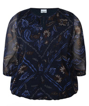 Cargar imagen en el visor de la galería, Zhenzi Keara floral print blouse tops
