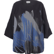 Load image into Gallery viewer, Gozzip available Black and blue  top
