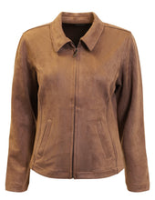 Charger l'image dans la galerie, Signature faux Suede brown jacket
