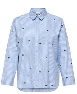 Only Carmakoma bow shirt
