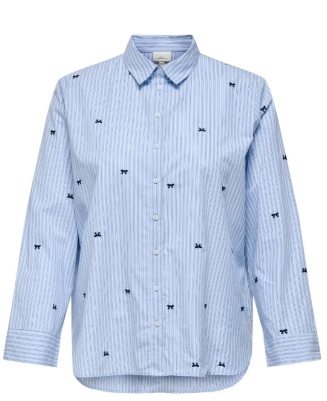 Only Carmakoma bow shirt